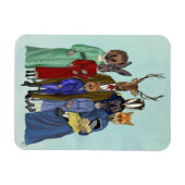 Woodland Family Magneet (Horizontaal)