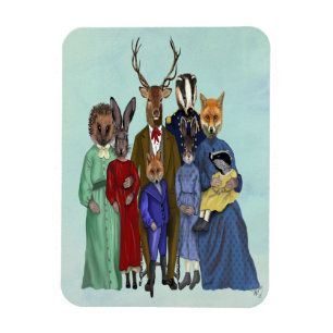Woodland Family Magneet