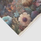 Woodland Fantasy Bloem Eenhoorn Decoupage Tissuepapier (Detail)