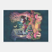 Woodland Fantasy, het sprookjesachtige sprookjesla Inpakpapier Vel (Voorkant 2)