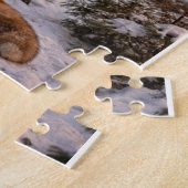 Woodland Father Christmas Legpuzzel (Zijkant)