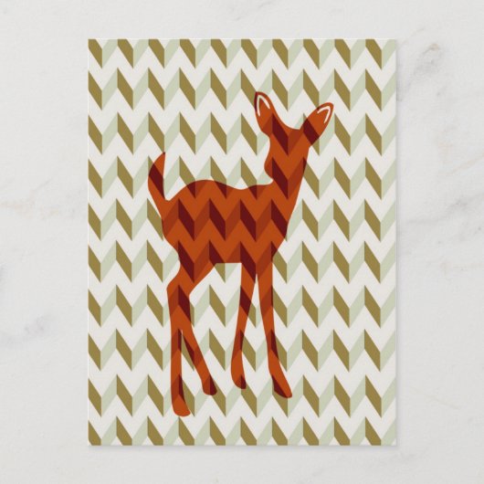 Woodland Fawn Briefkaart (Voorkant)