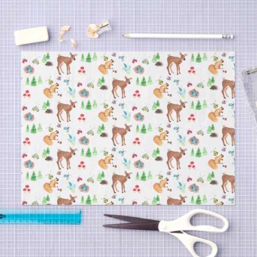 Woodland fawn en vrienden tissuepapier (Craft)