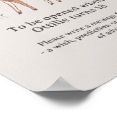 Woodland Fawn Flowers Time Capsule Poster (Hoek)