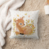 Woodland Fawn Sierkussennen Kussen (Deken)