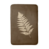 Woodland Fern 1, Brown and Beige Badmat (Voorkant Verticaal)