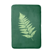 Woodland Fern 1, Emerald and Light Green Badmat (Voorkant Verticaal)