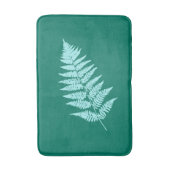 Woodland Fern 1, Turquoise en Aqua Badmat (Voorkant Verticaal)