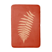 Woodland Fern 2, Mandarin Oranje Badmat (Voorkant Verticaal)