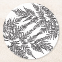 Woodland Fern Frond Silhouettes