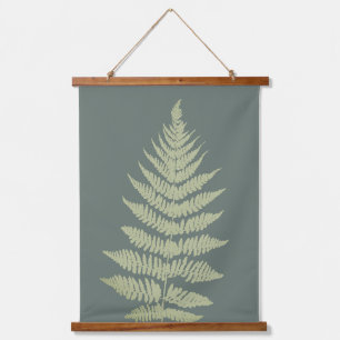 Woodland Fern Leves Aangepaste Achtergrond Kleuren Hangend Wandkleed