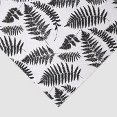 Woodland Fern Pattern, Black and White Tissuepapier (Detail)