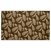 Woodland Fern Pattern, Brown and Beige Stof (Fat Quarter)