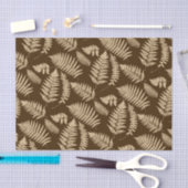 Woodland Fern Pattern, Brown and Beige Tissuepapier (Craft)