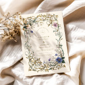 Woodland Fern Wedding Kaart