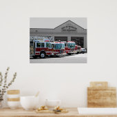 Woodland Fire Department Poster (Keuken)
