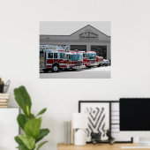 Woodland Fire Department Poster (Thuiskantoor)