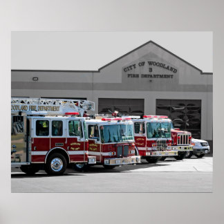 Woodland Fire Department Poster