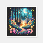 Woodland Fireflies Baby shower Servet (Voorkant)