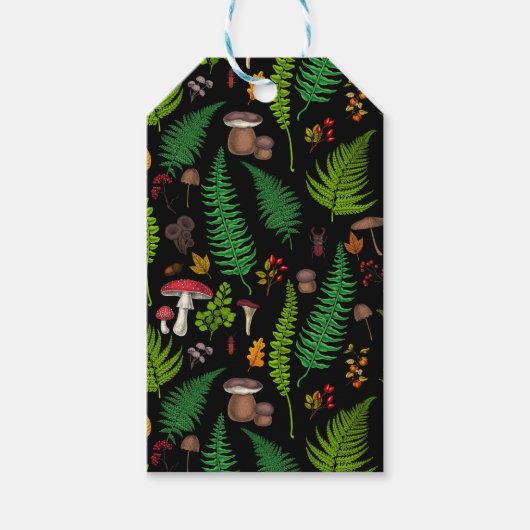 Woodland Flora Cadeaulabel (Voorkant)