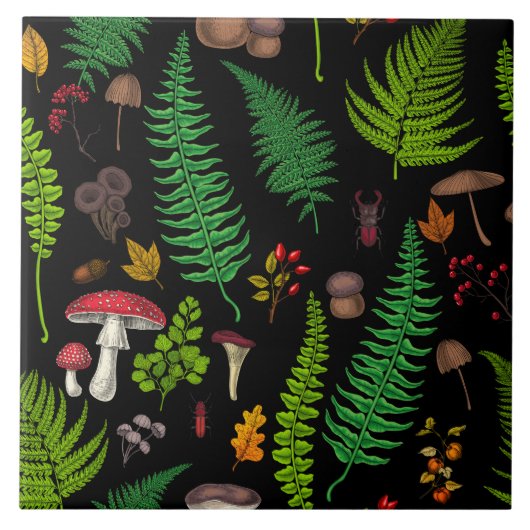 Woodland Flora Tegeltje (Voorkant)