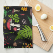 Woodland Flora Theedoek (Quarter Fold)