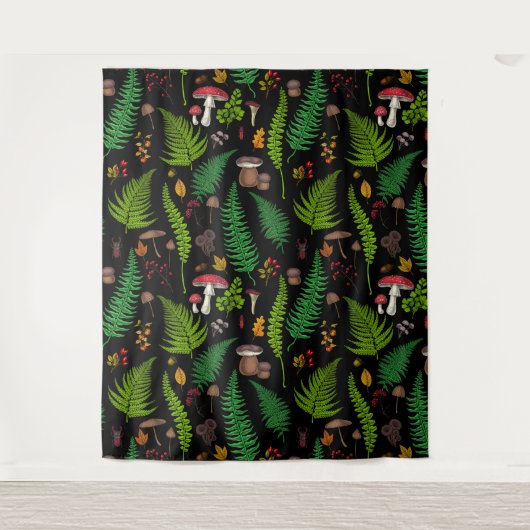 Woodland Flora Wandkleed (Voorkant)