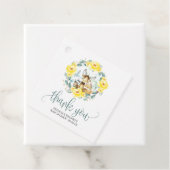 Woodland Floral Greenery Baby shower Dank u Bedankjes Labels (In situ)