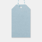 Woodland Floral Greenery Baby shower Dank u Cadeaulabel (Achterkant)