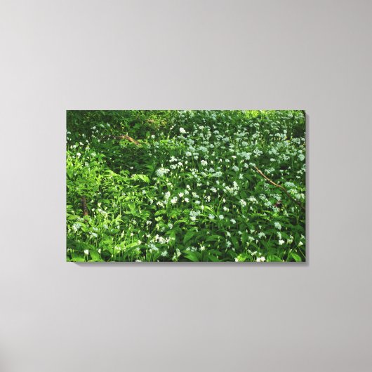 Woodland Flowers Canvas Afdruk (Voorkant)