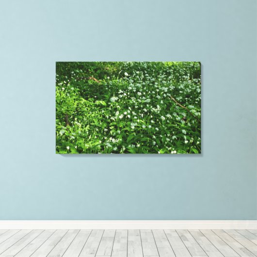 Woodland Flowers Canvas Afdruk (Insitu (Houten vloer))