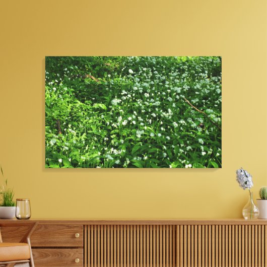 Woodland Flowers Canvas Afdruk (Insitu (Woonkamer))