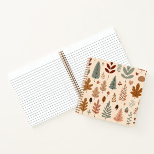 Woodland Foliage Spiral Notitieboek