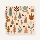 Woodland Foliage Spiral Notitieboek (Voorkant)