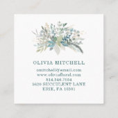 Woodland Foliage Vierkante Visitekaartje (Achterkant)