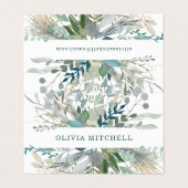 Woodland Foliage Visitekaartje (Buitenkant ongevouwen)