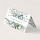 Woodland Foliage Visitekaartje (Achterkant)