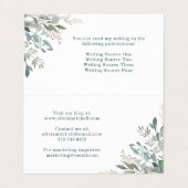 Woodland Foliage Visitekaartje (Binnenkant ongevouwen)