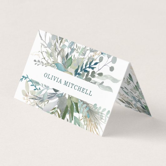 Woodland Foliage Visitekaartje (Voorkant)