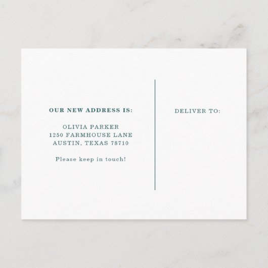 Woodland Foliage | Wijziging van de adressenaankon Briefkaart (Achterkant)