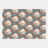  Woodland Folk Christmas Inpakpapier Vel (Voorkant 3)