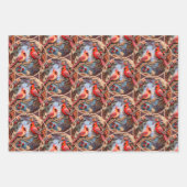  Woodland Folk Christmas Inpakpapier Vel (Voorkant)