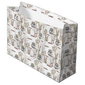 Woodland Forest Animal Babies Groot Cadeauzakje (Voorkant Gekanteld)