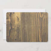 Woodland Forest Animal Baby's, Baby shower Kaart (Achterkant)