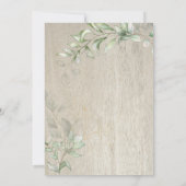 Woodland Forest Animal Rustic Beer Boy Baby shower Kaart (Achterkant)