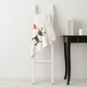 Woodland Forest Animals Baby Blanket Kawaii Cute Sherpa Deken (In situ)