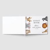 Woodland Forest Animals Baby Shower Gastenboek (Volledig)