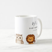 Woodland Forest Animals Baby Shower Koffiemok (Voorkant rechts)