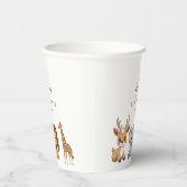 Woodland Forest Animals Baby Shower Papieren Bekers (Rechts)