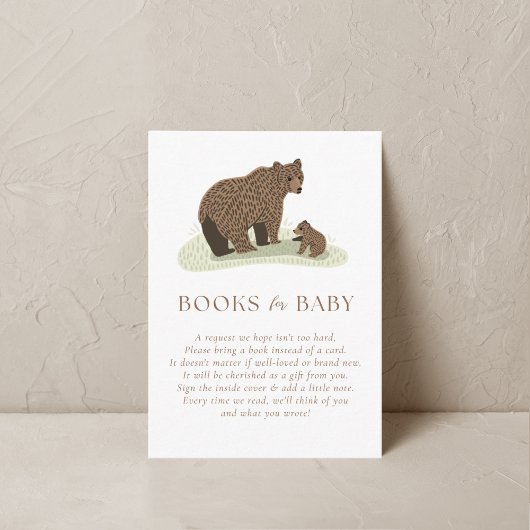 Woodland Forest Animals Boeken voor Baby Informatiekaartje